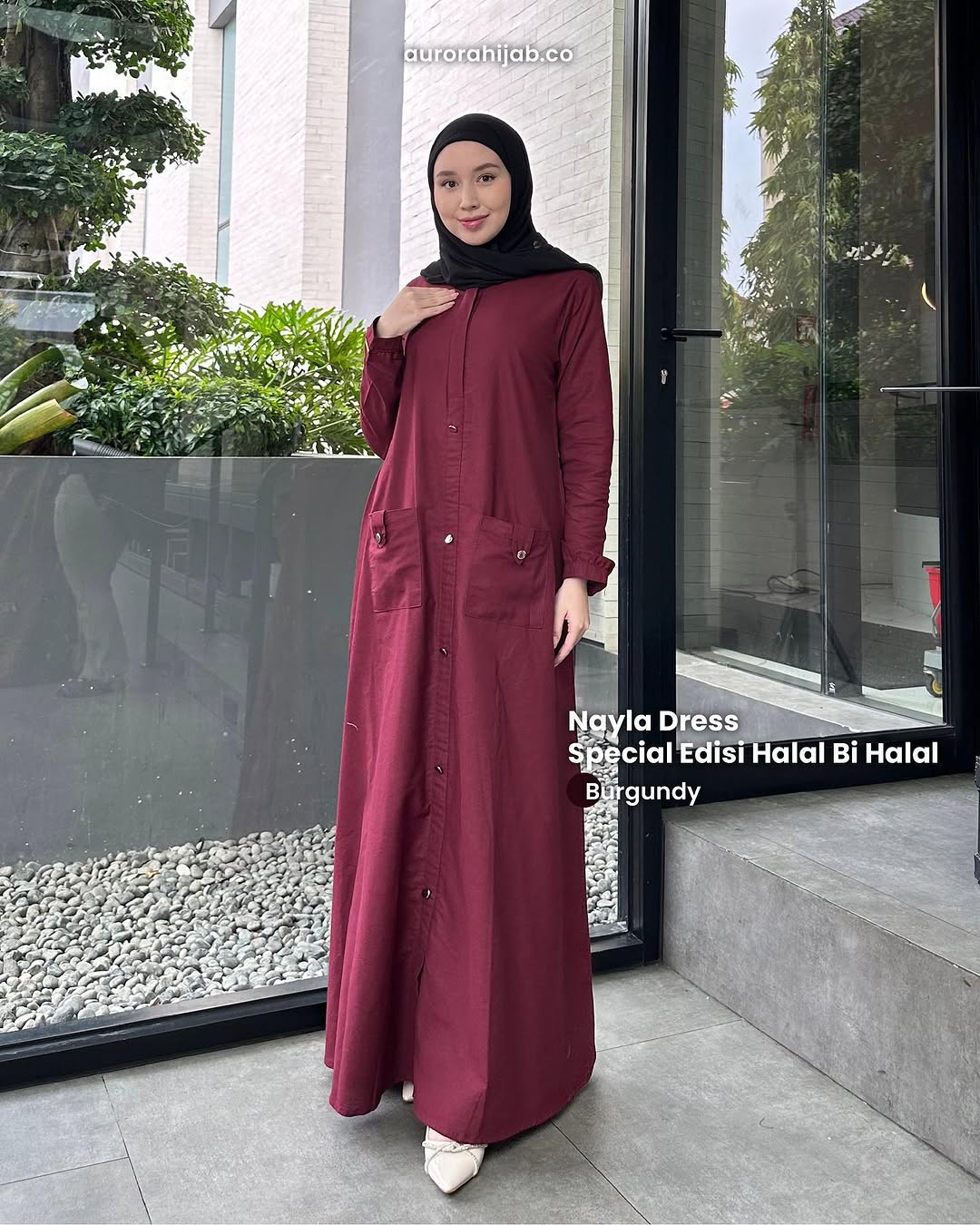 nayla burgundy