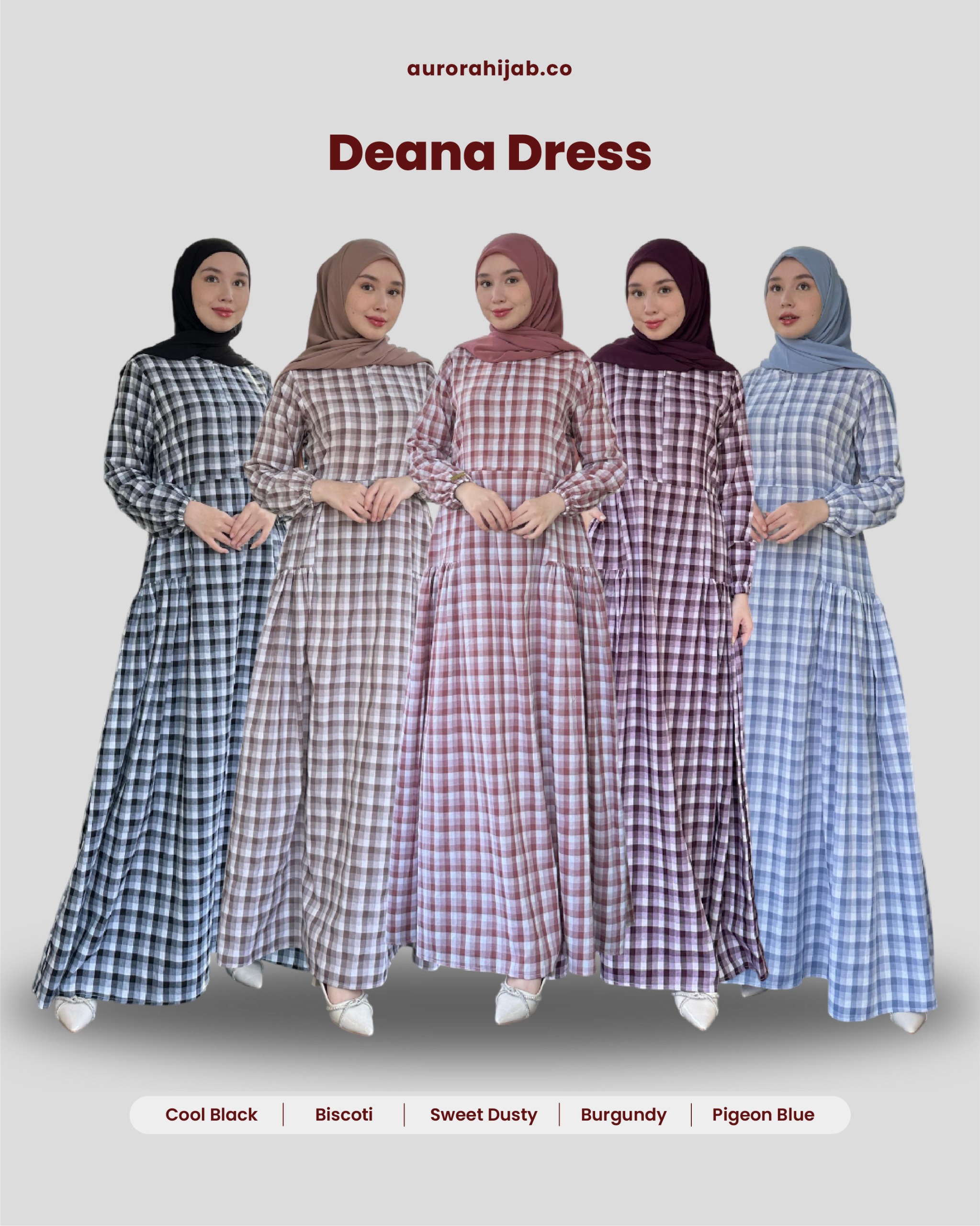 pilihan warna deana dress