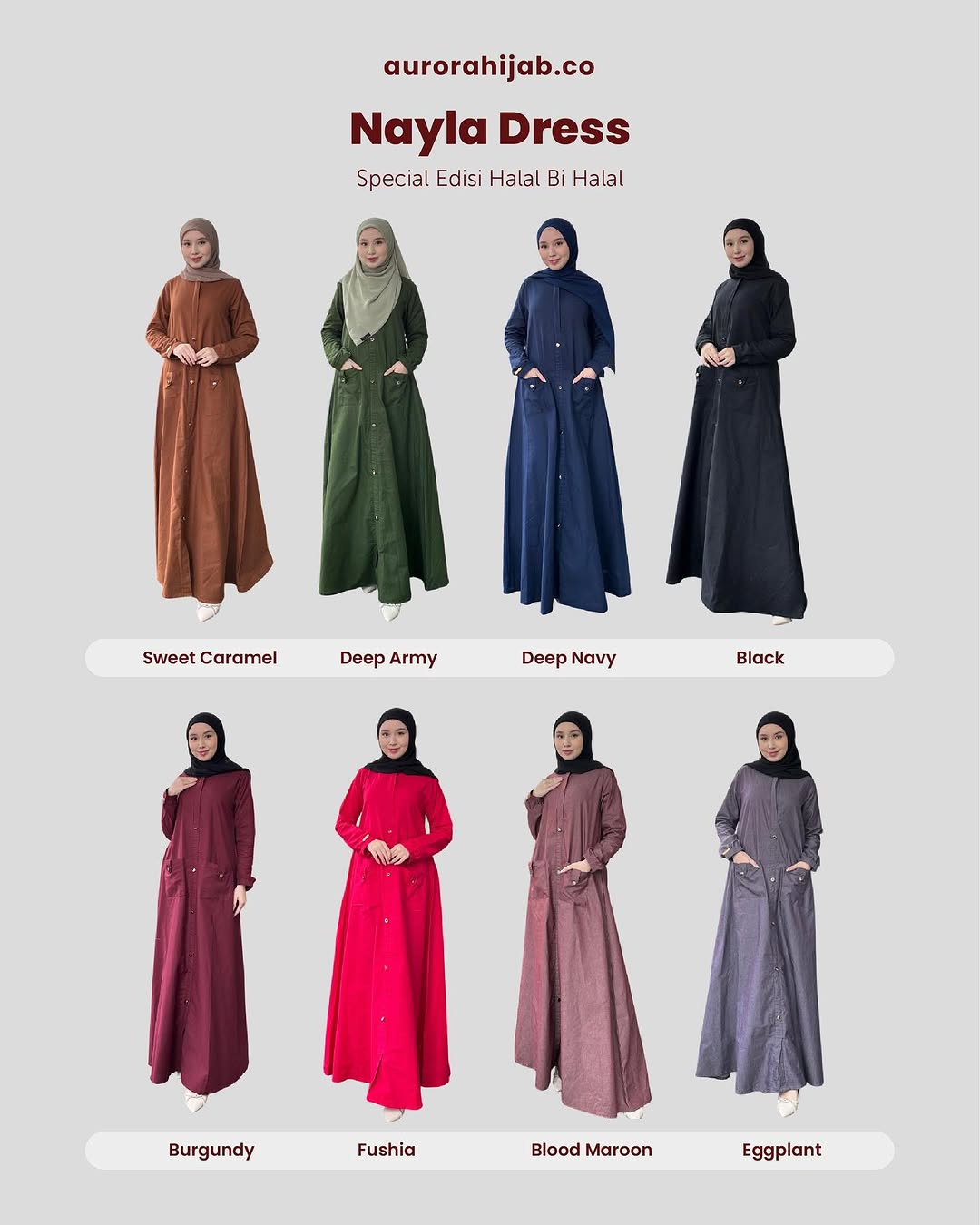 pilihan warna nayla dress
