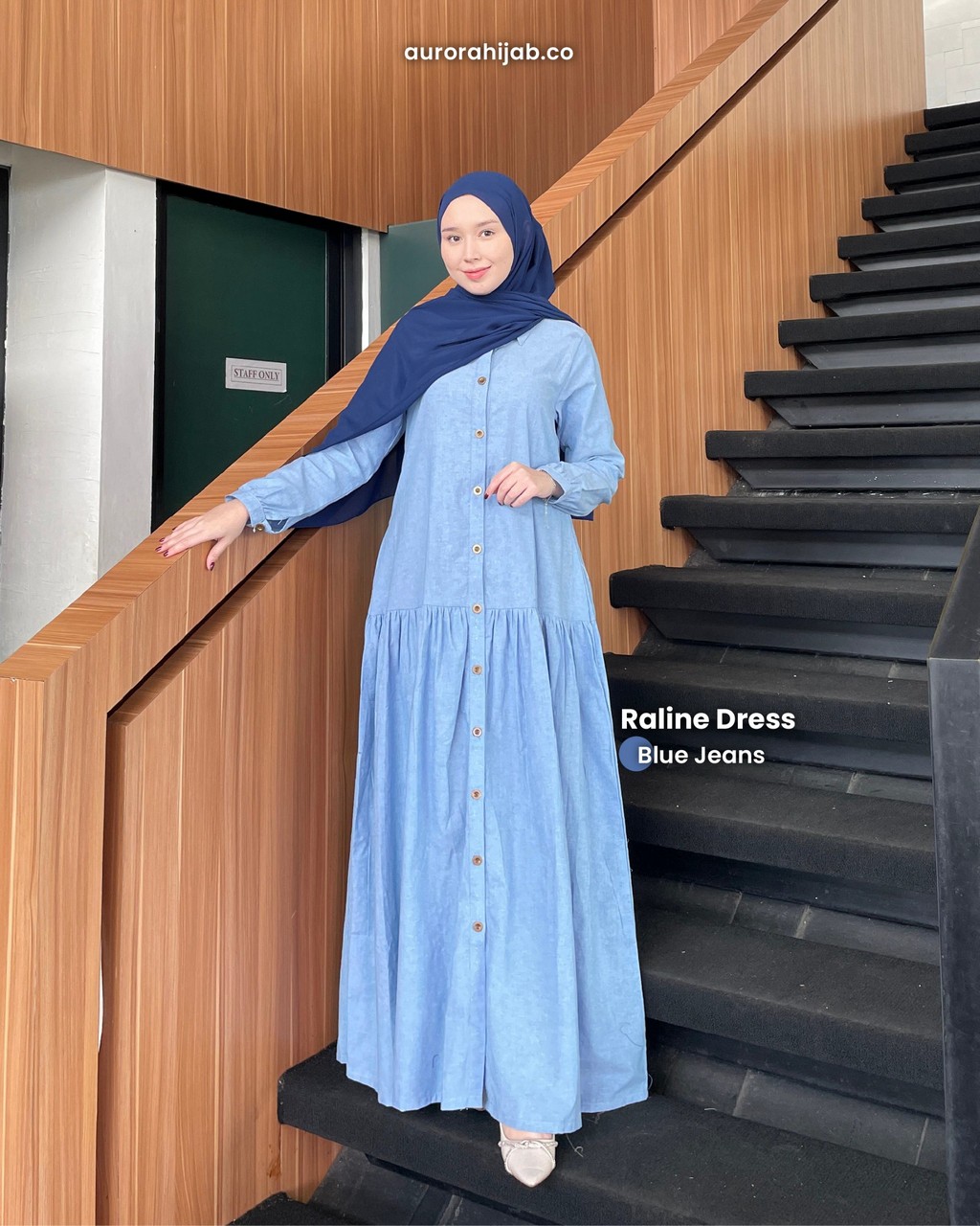 Raline Dress Blue Jeans