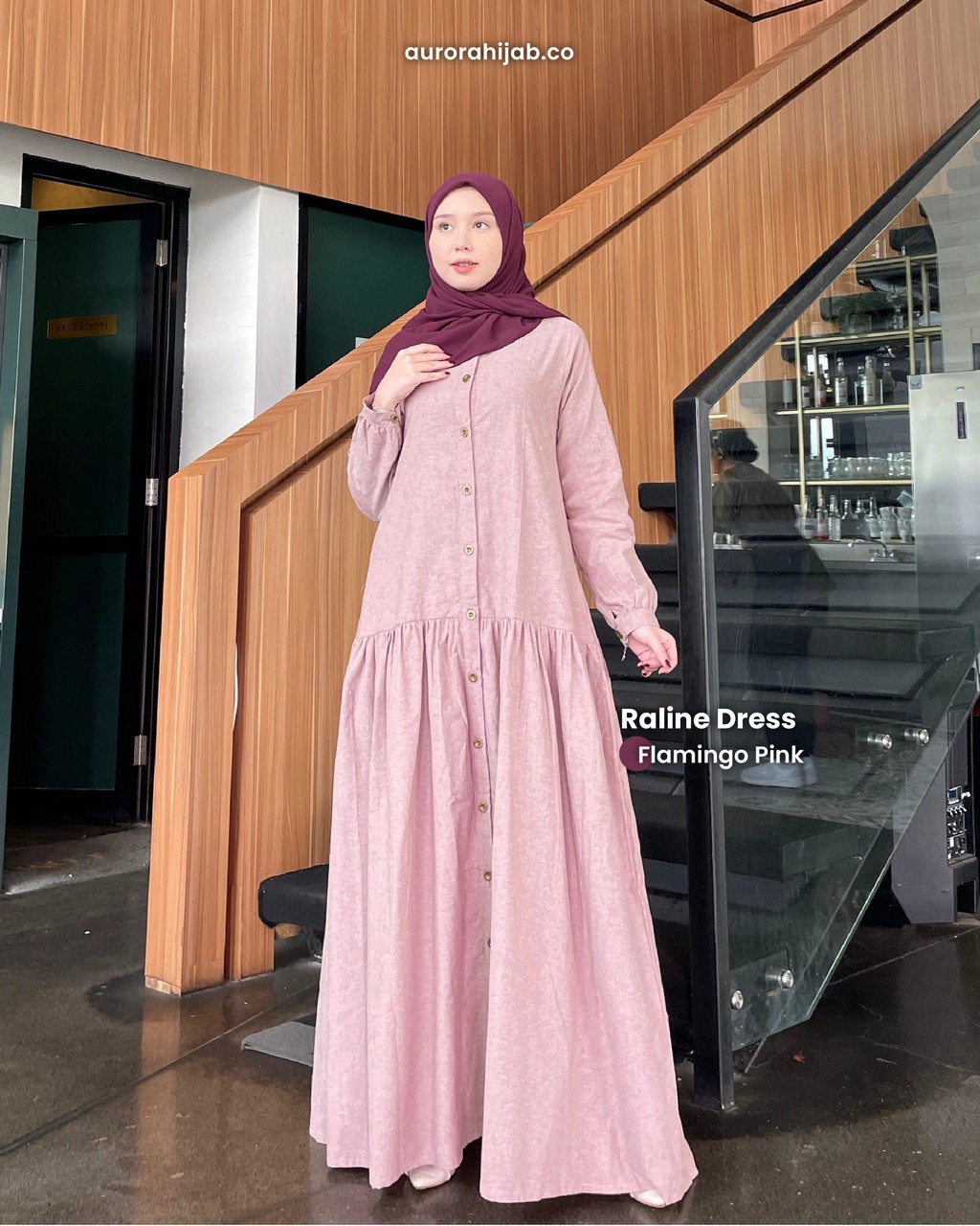 Raline Dress Flamingo Pink