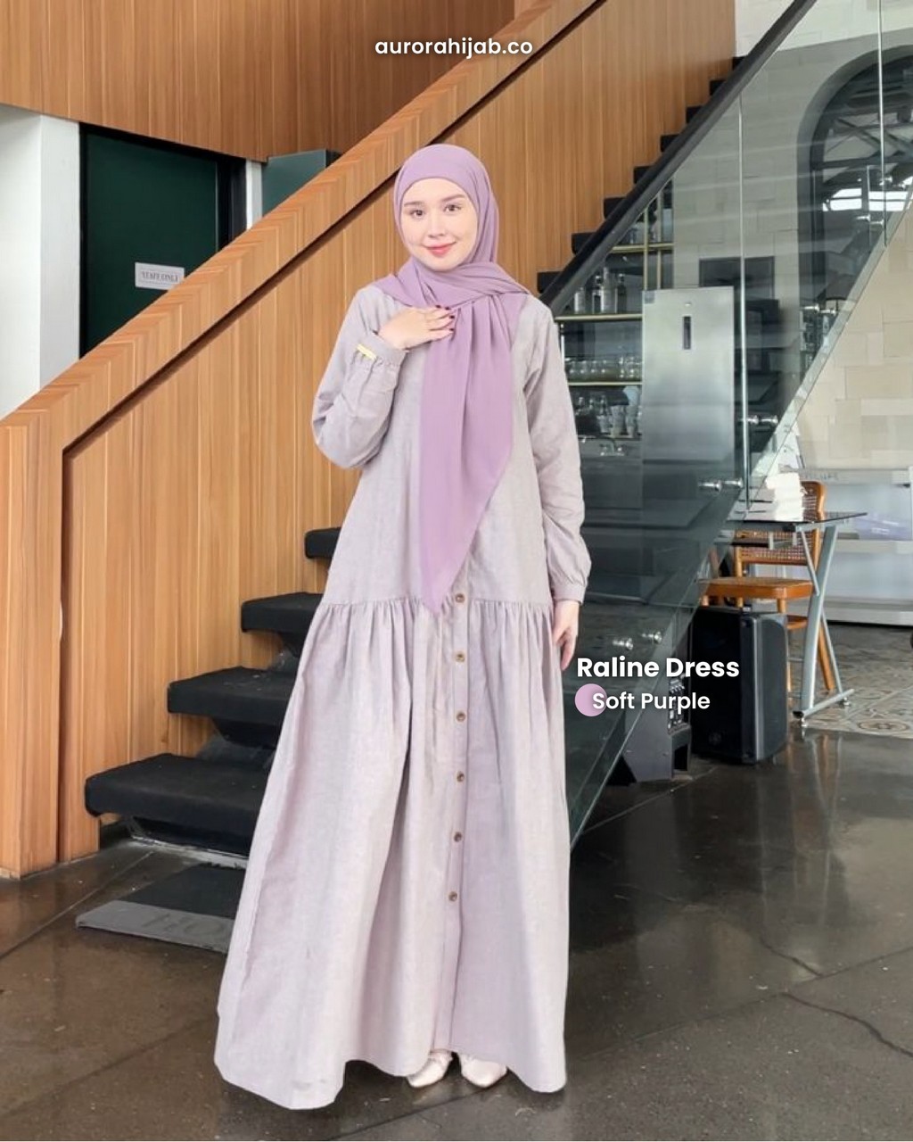 Raline Dress Soft Purple