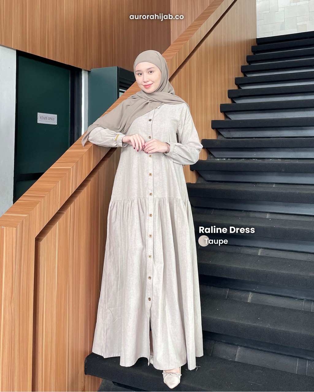 Raline Dress Taupe