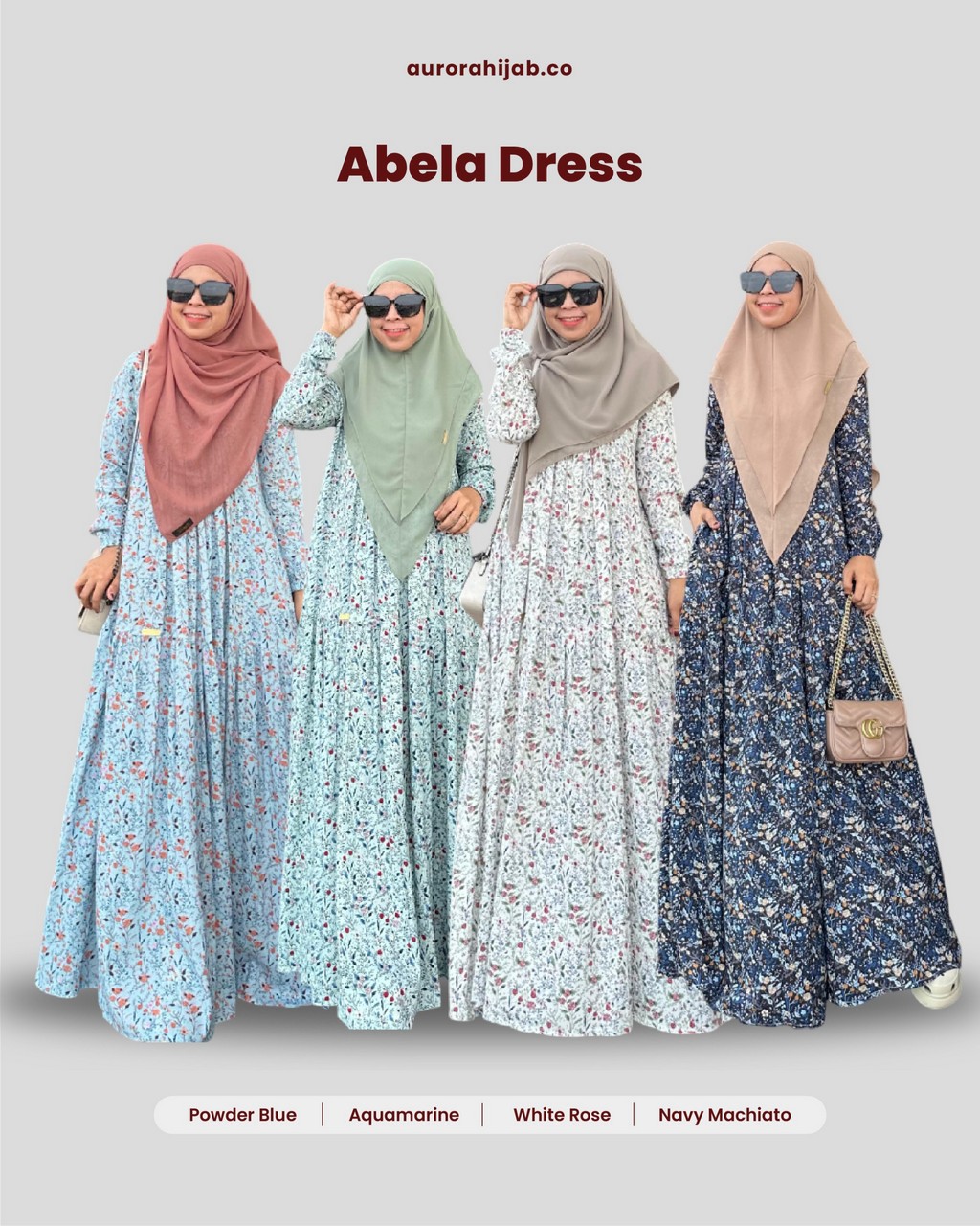 pilihan warna abela dress
