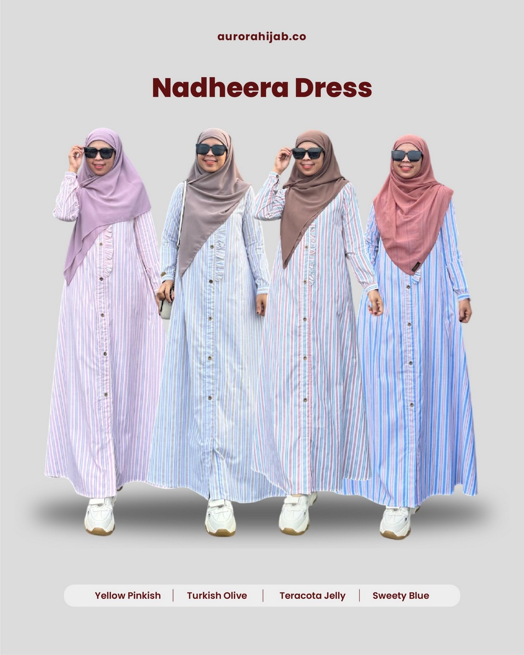 pilihan warna nadheera dress
