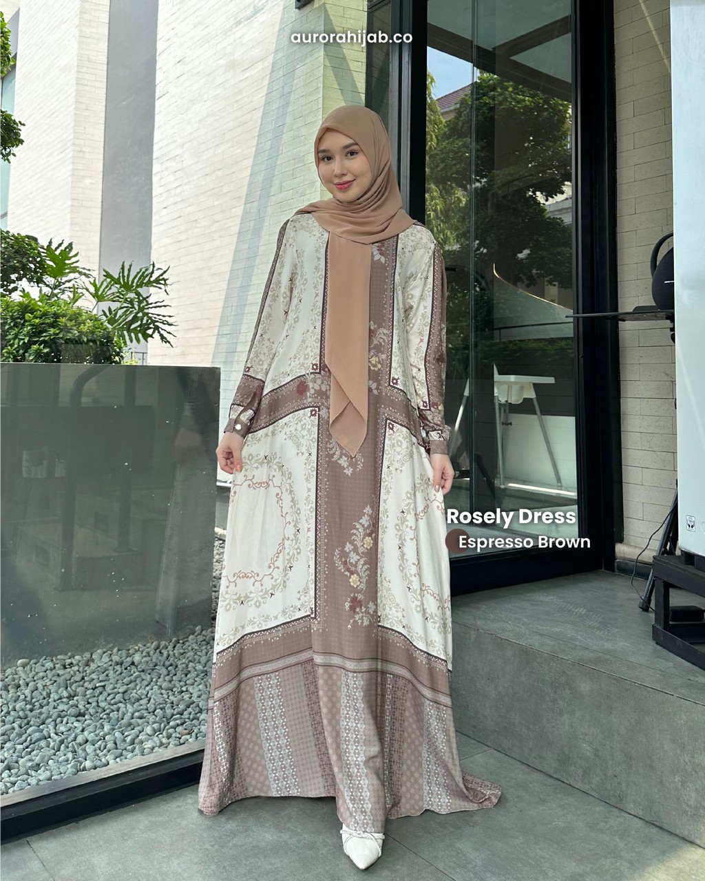 Rosely Dress Espresso Brown