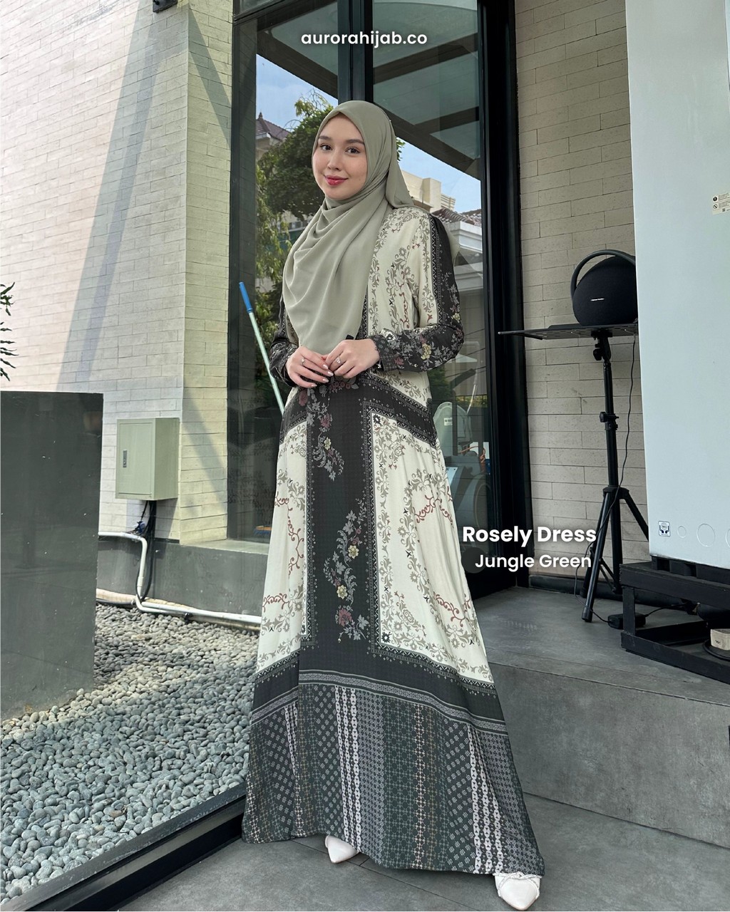 Rosely Dress Jungle Green