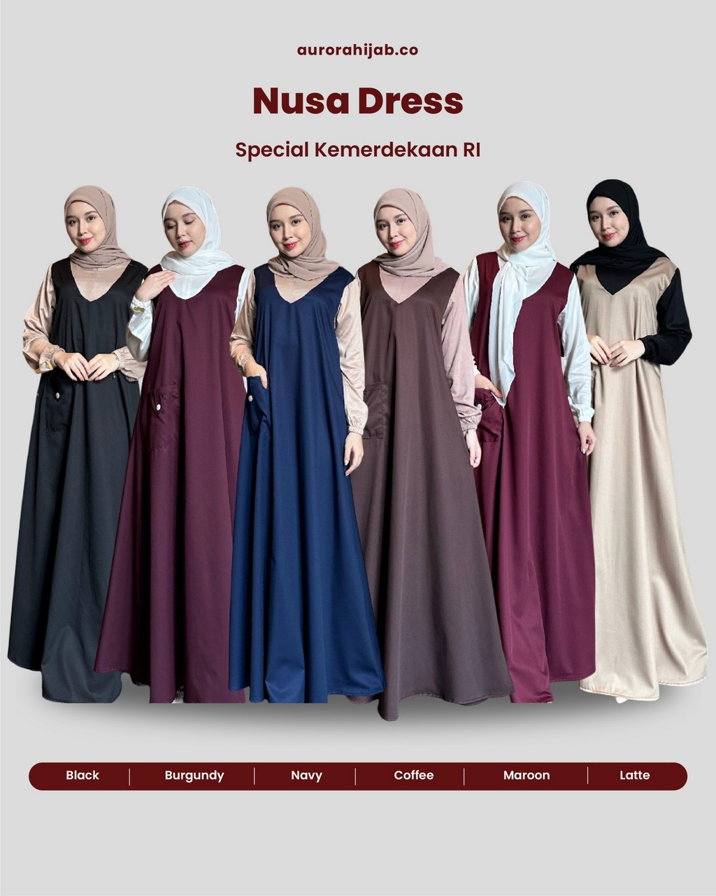 Pilihan Warna Nusa Dress