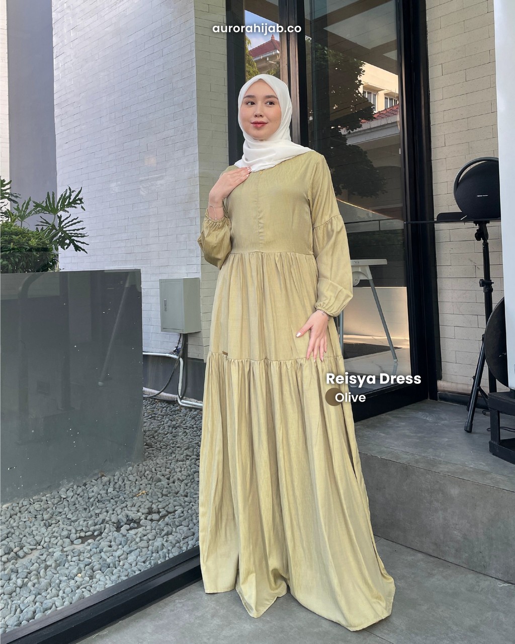 Reisya Dress Olive