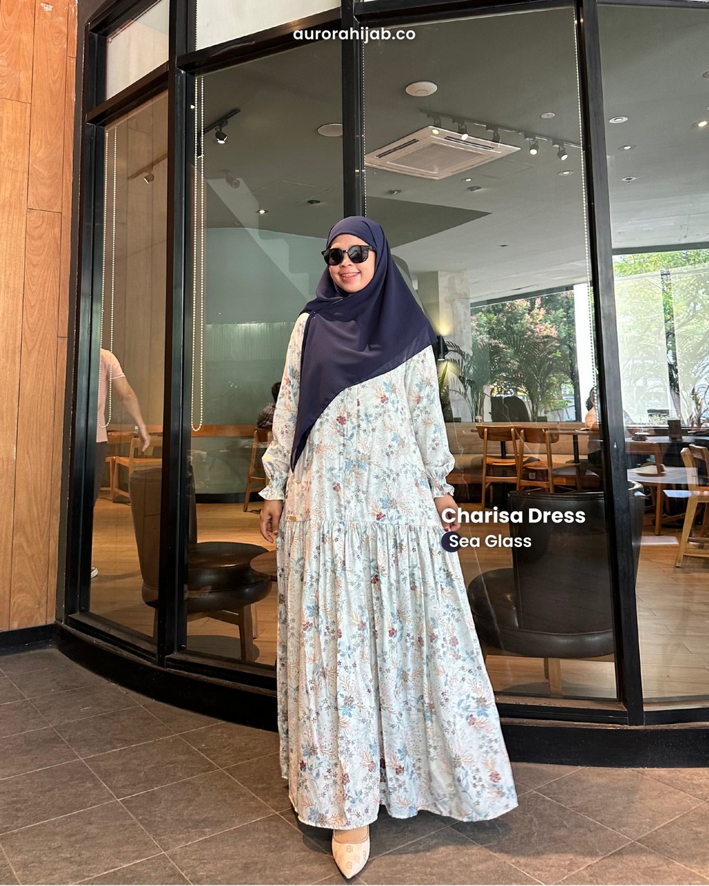 Charisa Dress Sea Glass