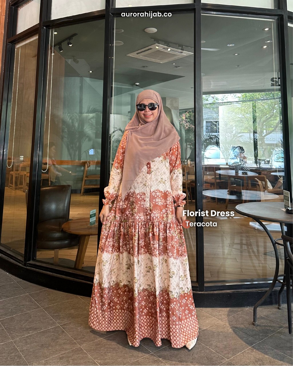 Florist Dress Teracota
