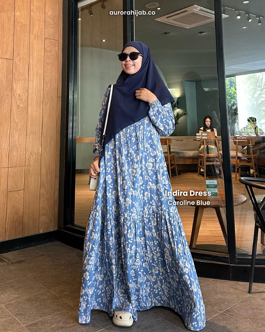 Indira Dress Caroline Blue