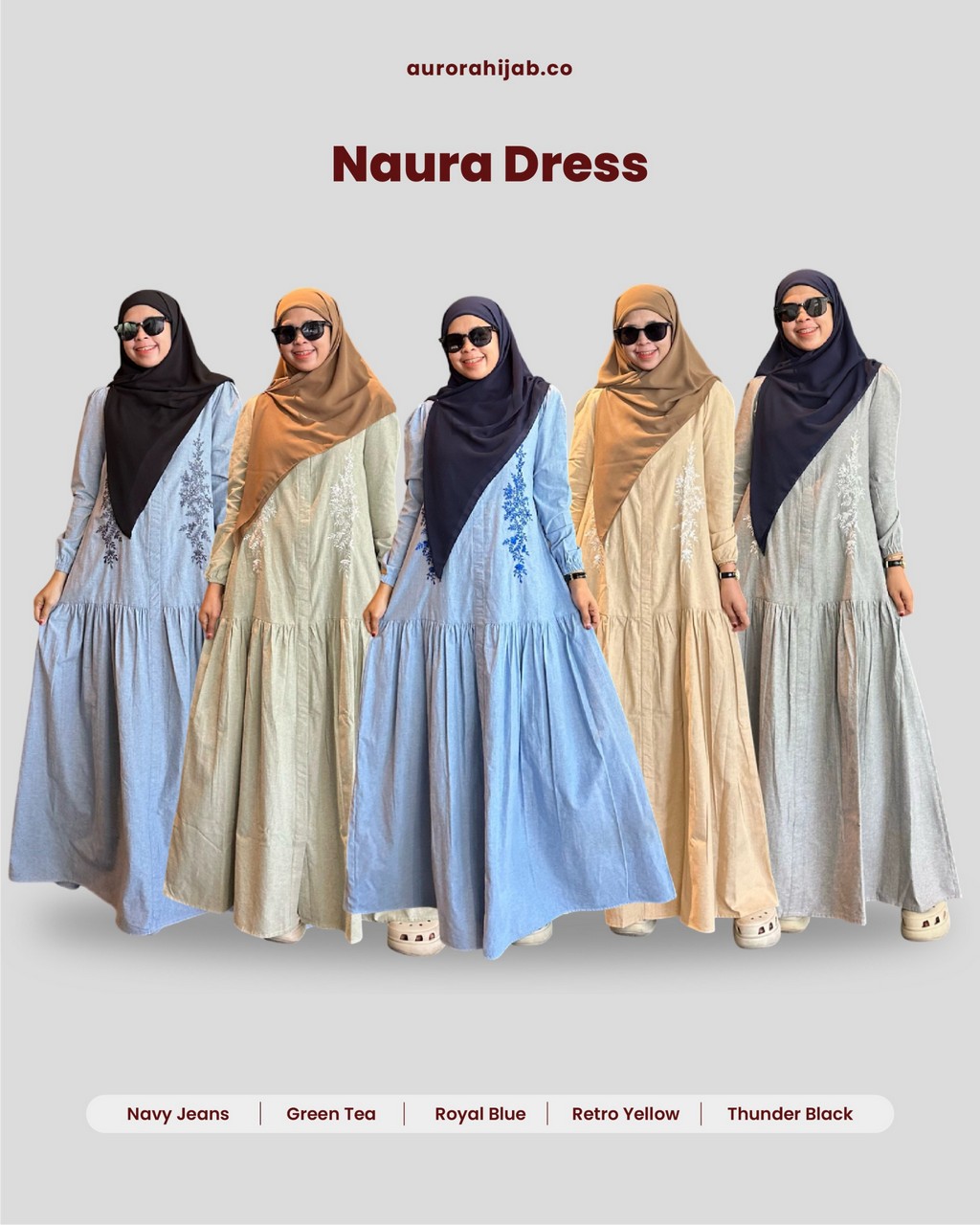 Pilihan Warna Naura Dress
