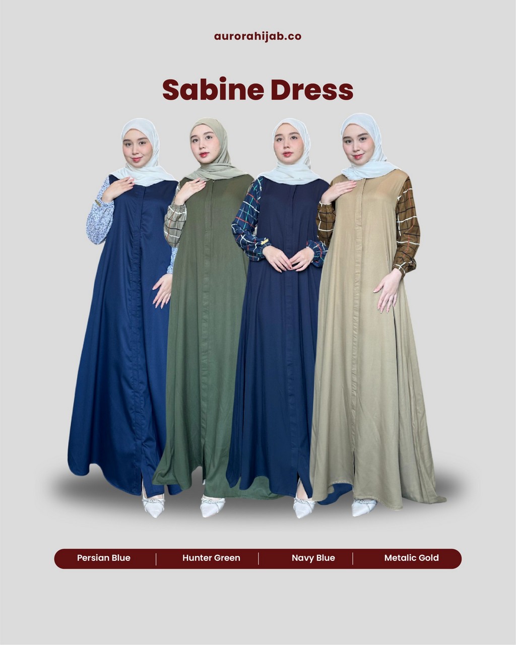 Pilihan Warna Sabine Dress