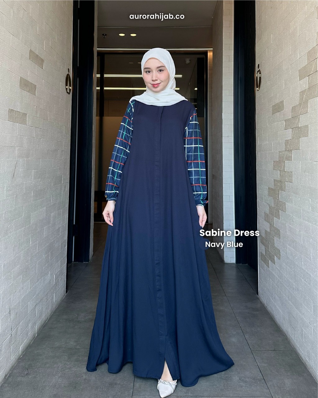 Sabine Dress Navy Blue