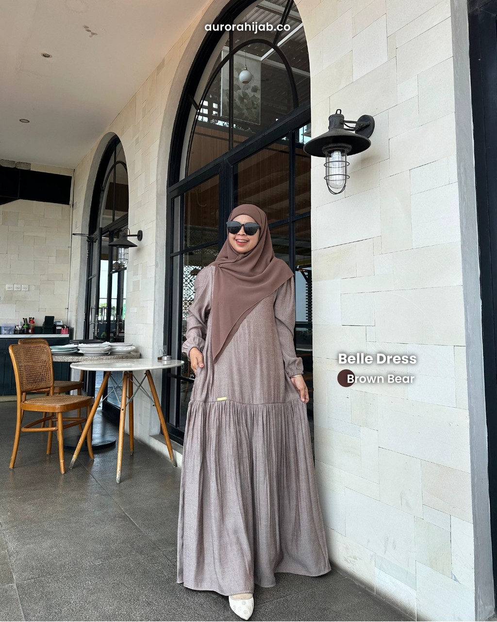 Bella Dress Brown Bear