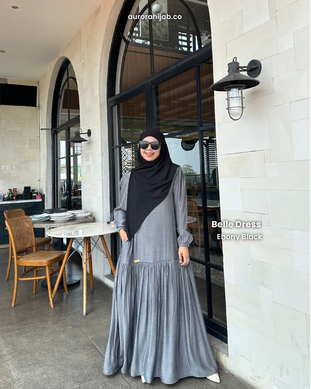 Bella Dress Ebony Black