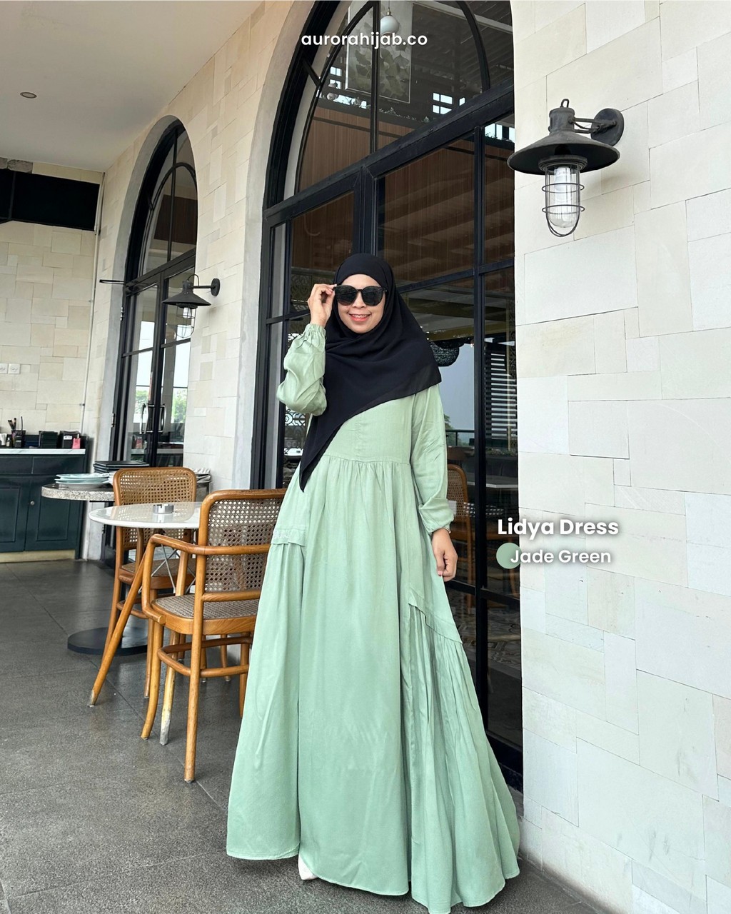 Lidya Dress Jade Green
