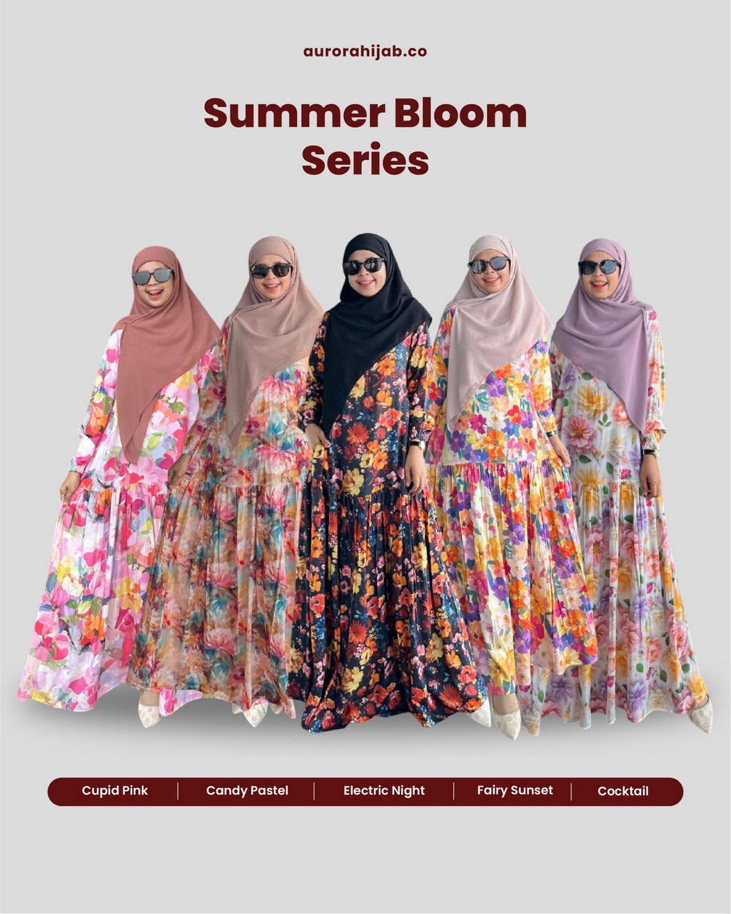 Pilihan Warna Summer Bloom Series