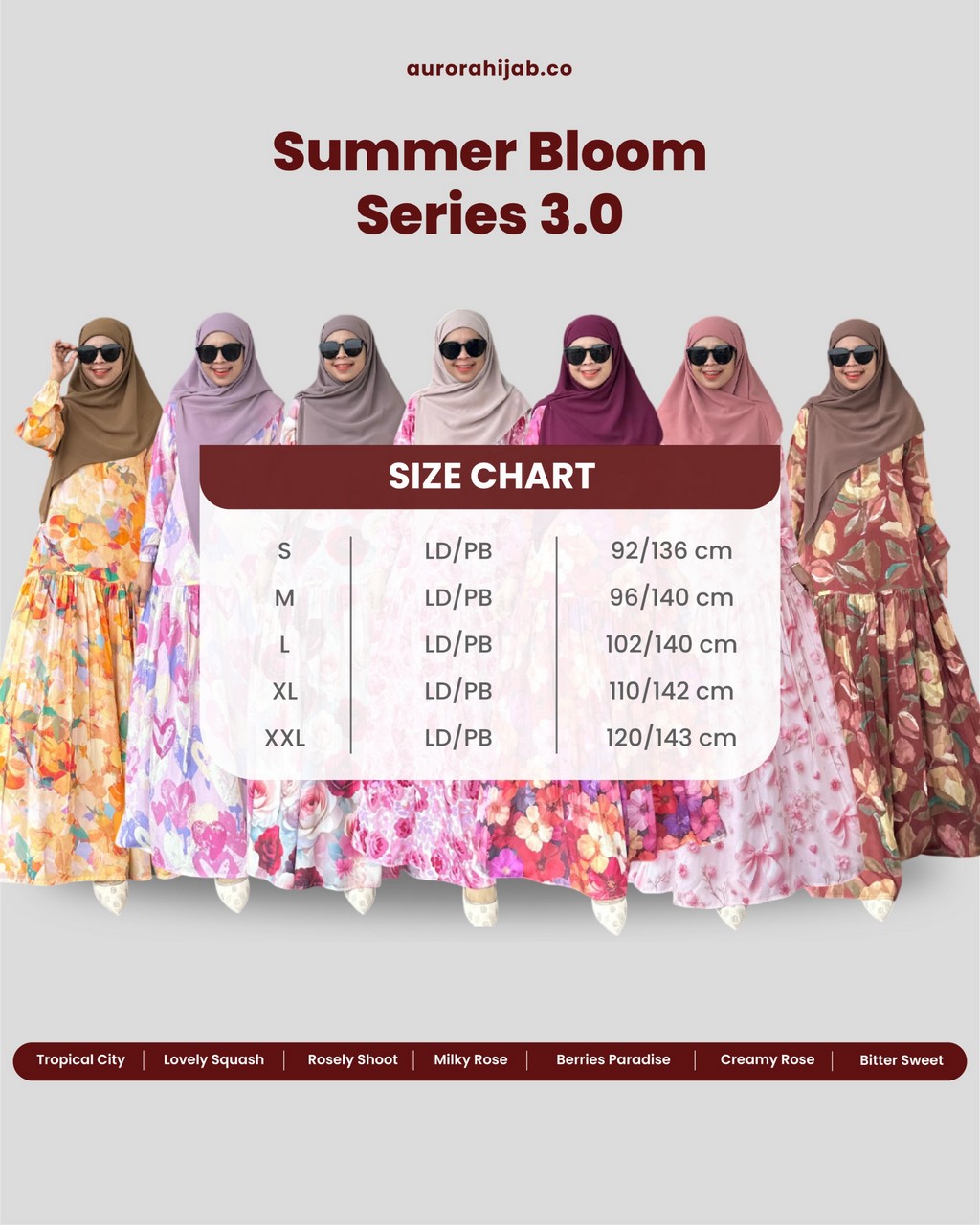 Ukuran Summer Bloom 3