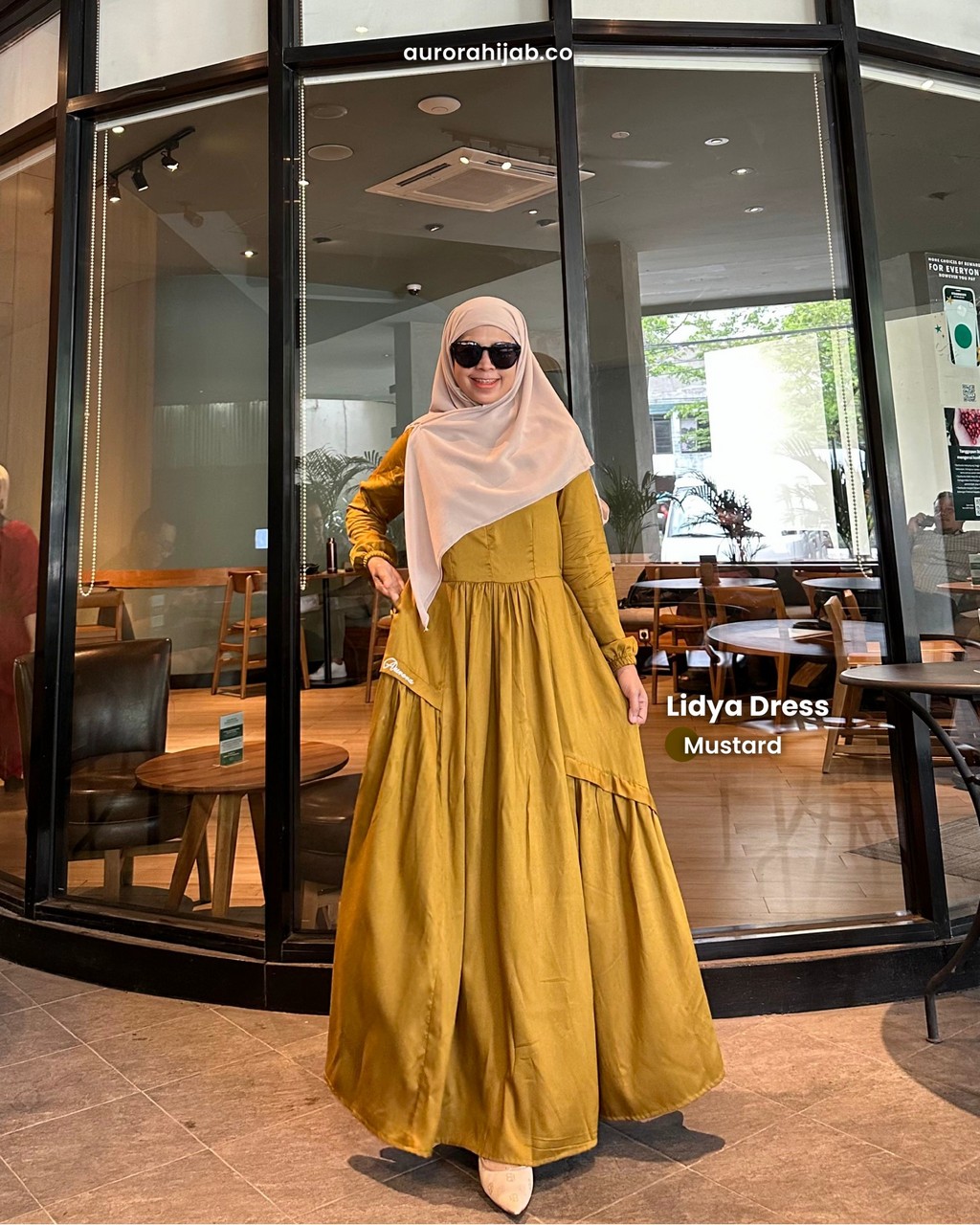 Lidya Dress Mustard