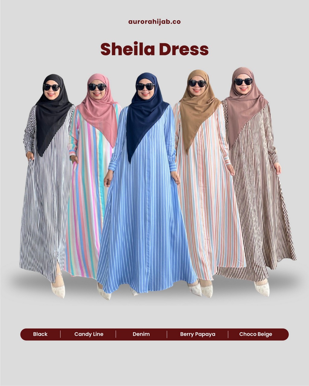 Pilihan Warna Sheila Dress
