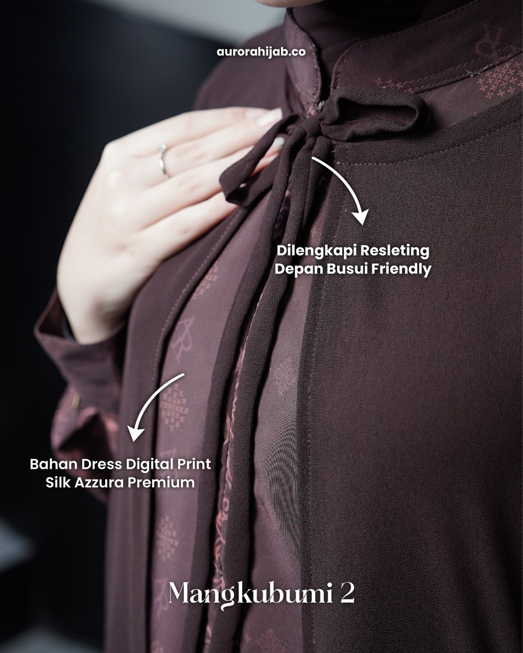 gamis mangkubumi 2 bahan silk azzura