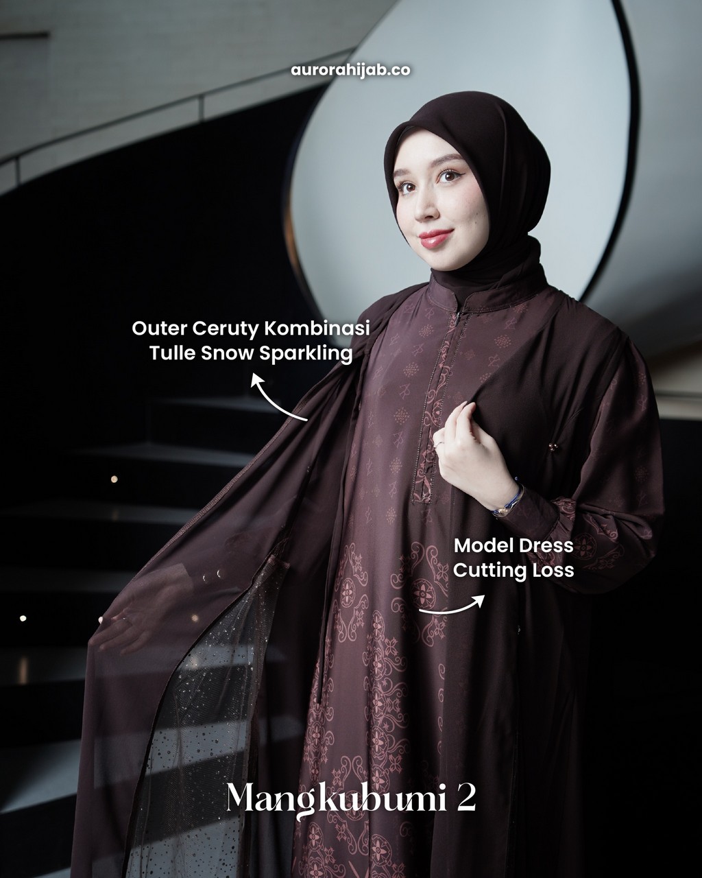 gamis mangkubumi 2 outer cutting loss