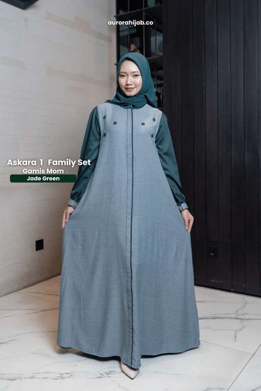 Detail Gamis Askara 1 lebar