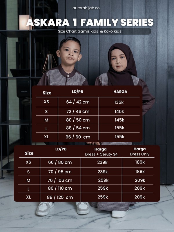 Ukuran Askara 1 Kids
