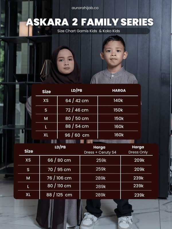 Ukuran Askara 2 Kids