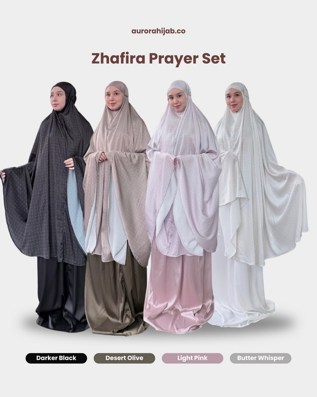 Pilihan Warna Zhafira Prayer Set
