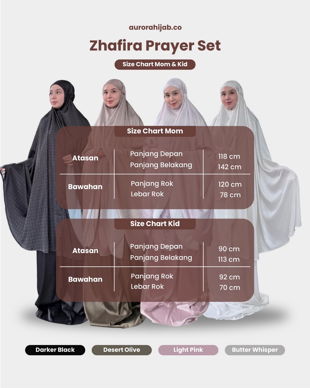 Ukuran Zhafira Prayer Set