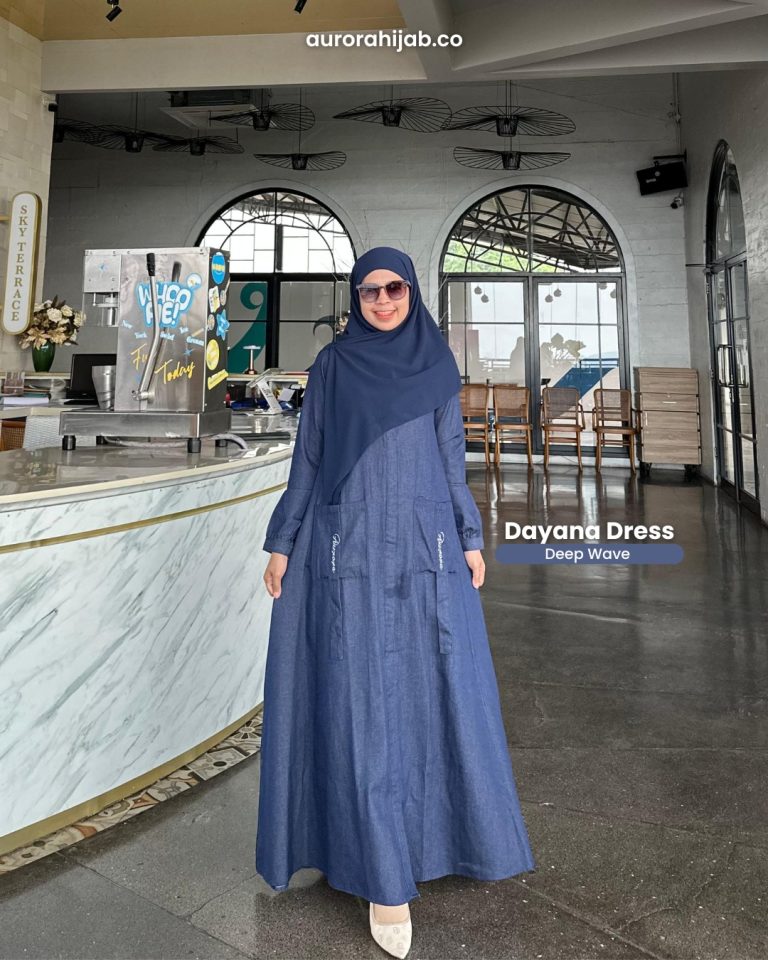 Dayana Dress Deep Wave