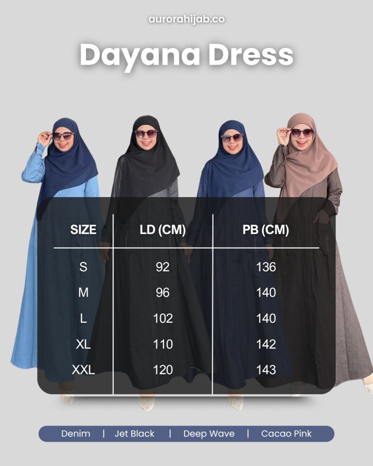 Ukuran Dayana Dress