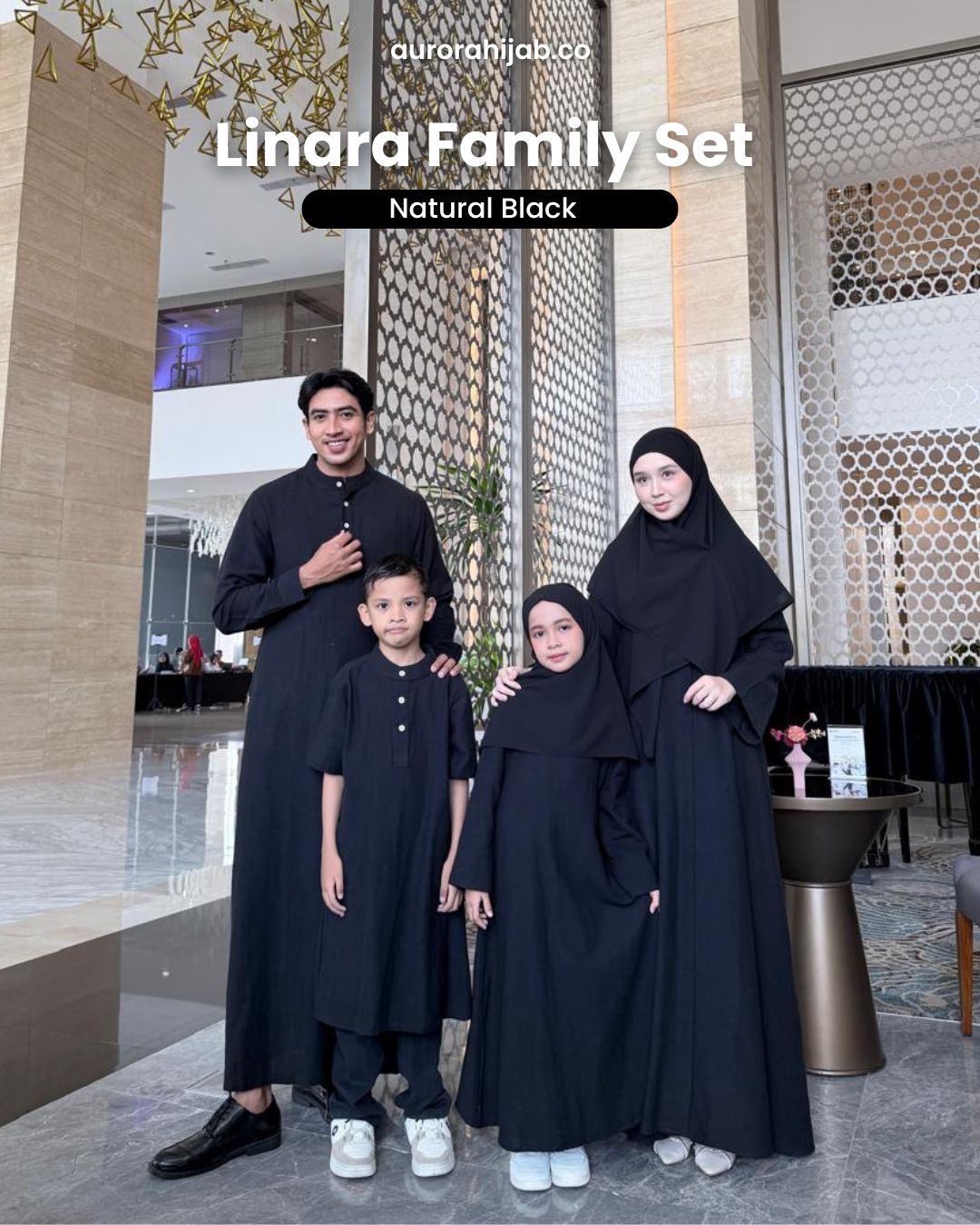 Linara Family Set Natural Black