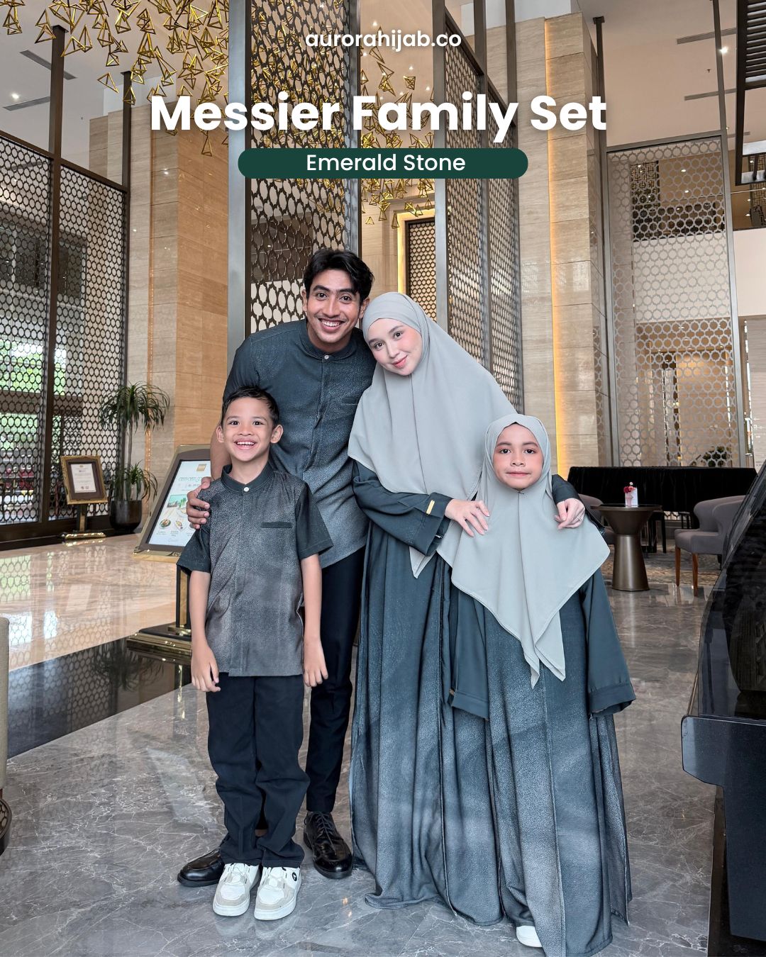 Messier Family Set Emerald Stone
