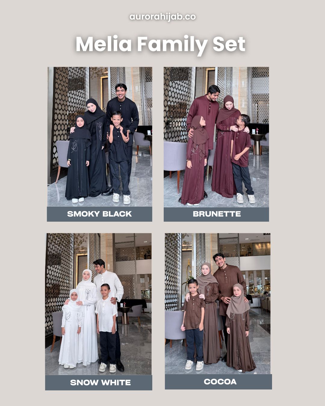 Pilihan Warna Melia Family Set