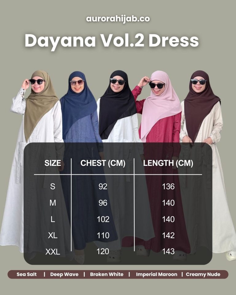 Ukuran Dayana Dress 2