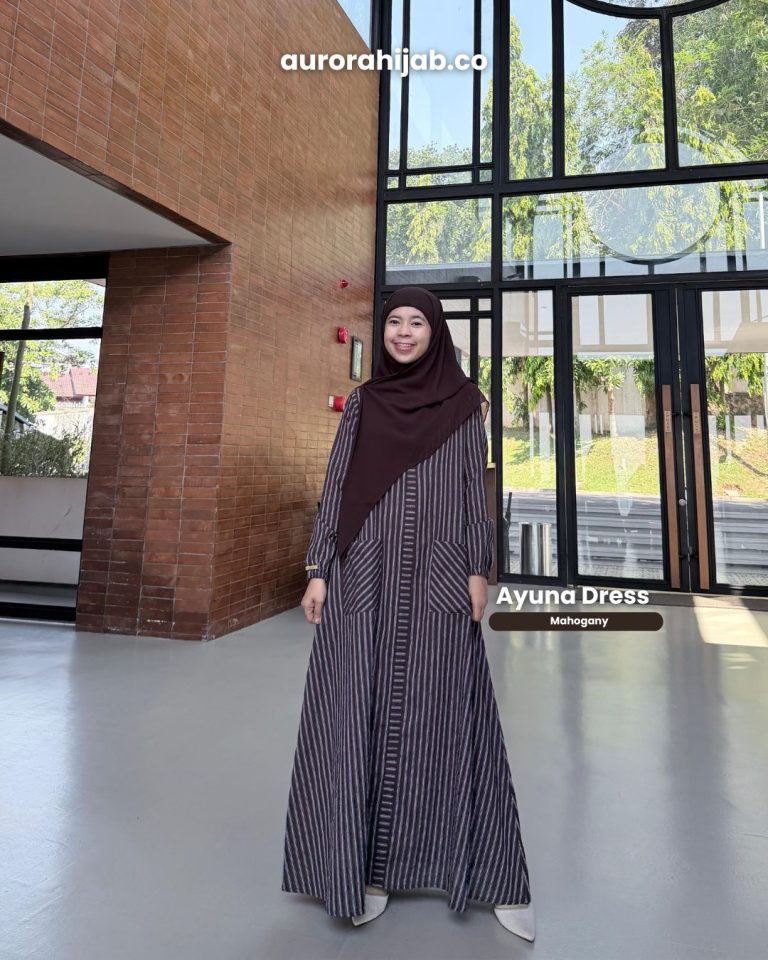 Ayuna Dress Mahogany