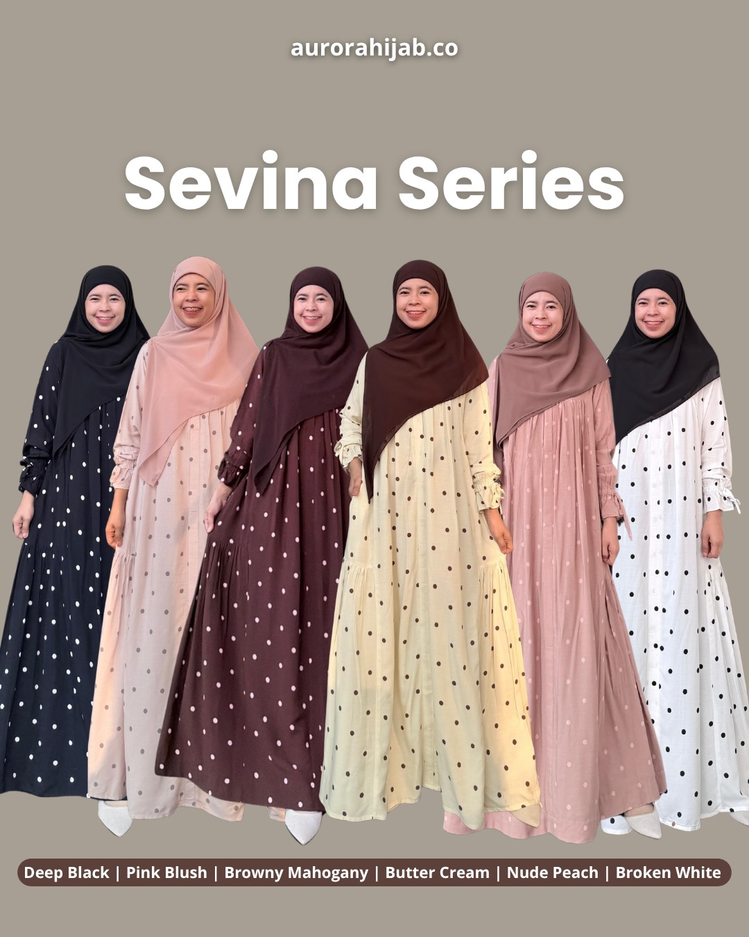 Pilihan Warna Sevina Dress