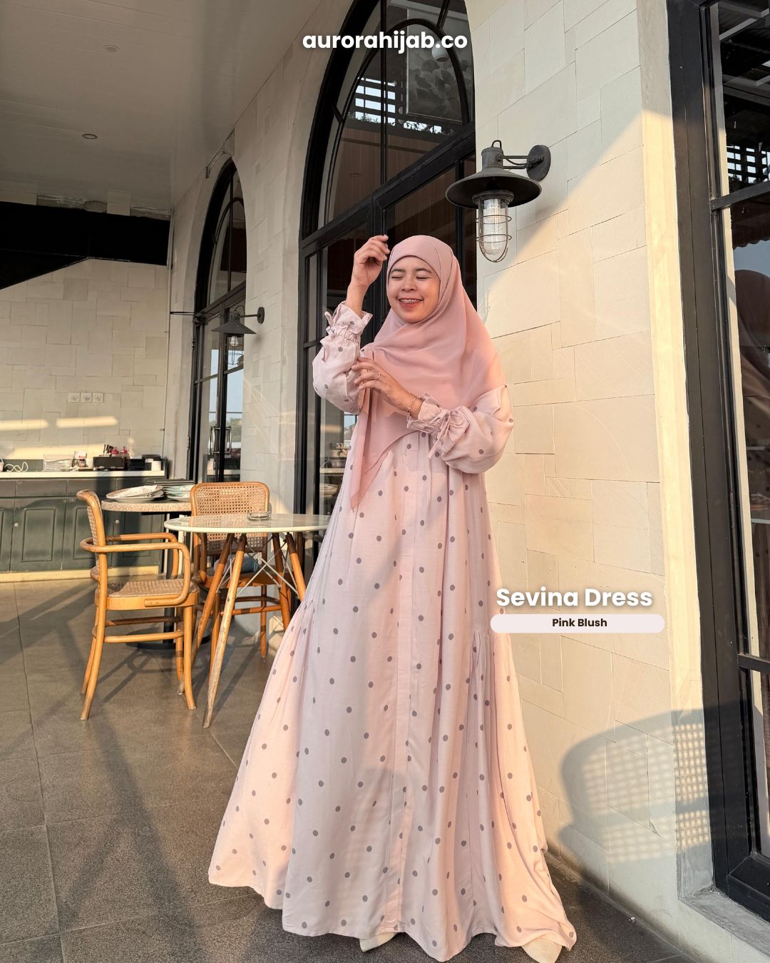 Sevina Dress Pink Blush